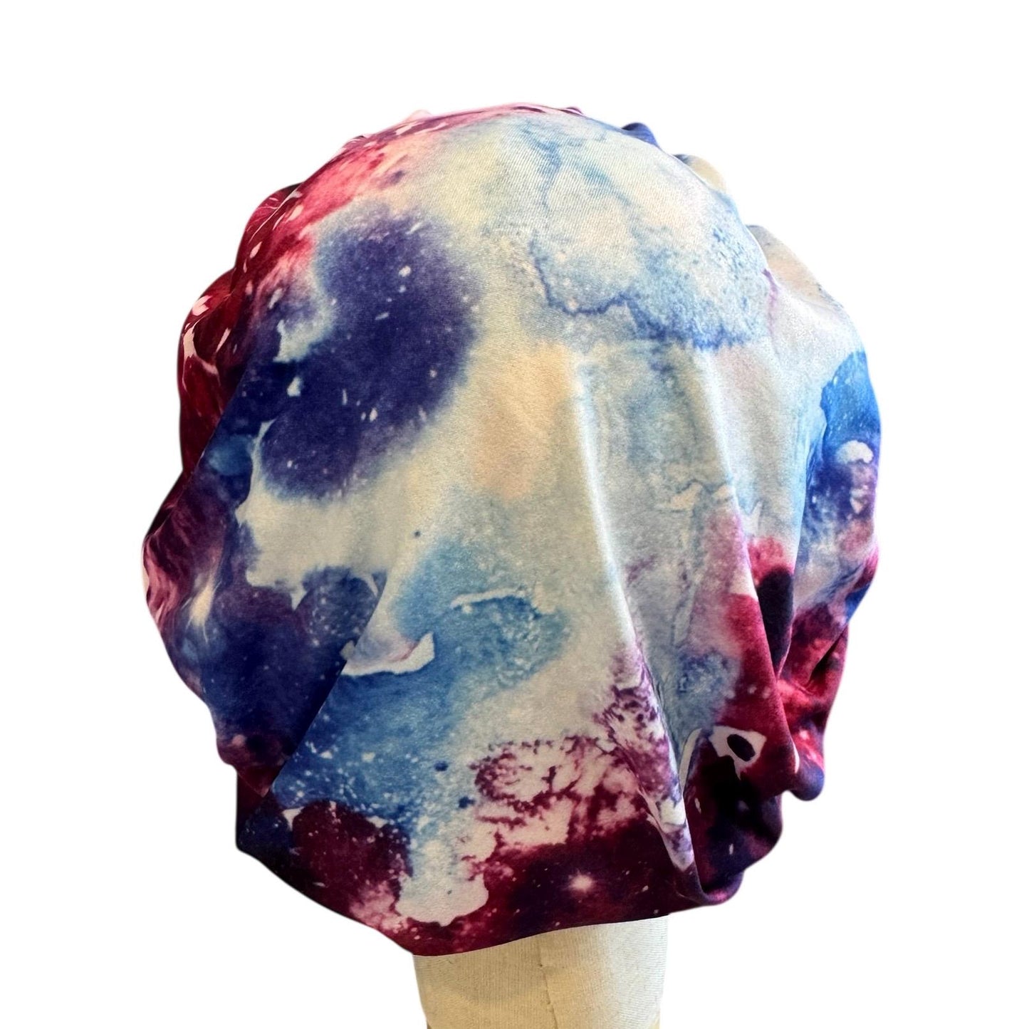 Galaxy Scrub Cap, Bouffant Stretch Scrub Hat, Space Surgical Cap