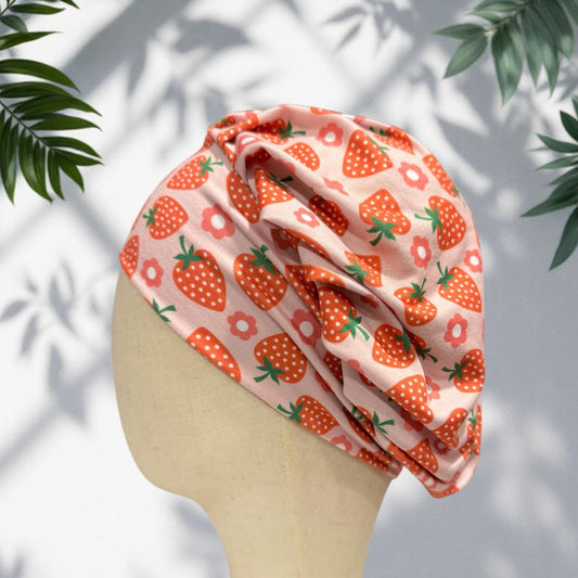 Strawberry Bouffant Scrub Cap