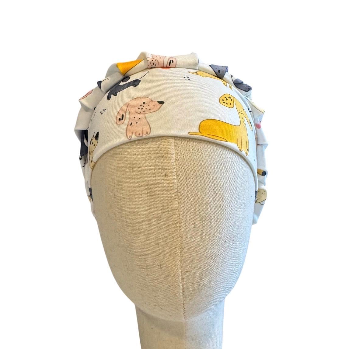 Dog Print Bouffant Scrub Cap | Cute Puppy Surgical Cap | Nurse Hat/ Veterinary Scrub Cap