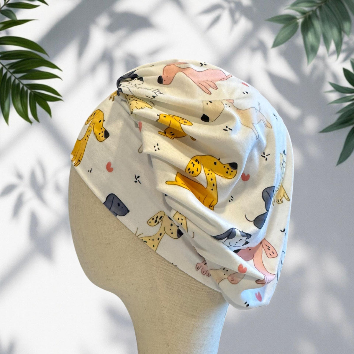 Dog Print Bouffant Scrub Cap | Cute Puppy Surgical Cap | Nurse Hat/ Veterinary Scrub Cap