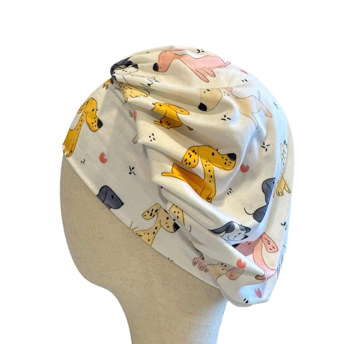 Dog Print Bouffant Scrub Cap | Cute Puppy Surgical Cap | Nurse Hat/ Veterinary Scrub Cap
