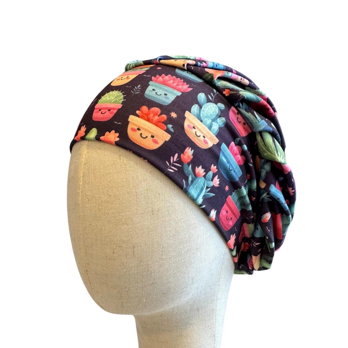Succulent Bouffant Scrub Cap, Headband Style Scrub Cap