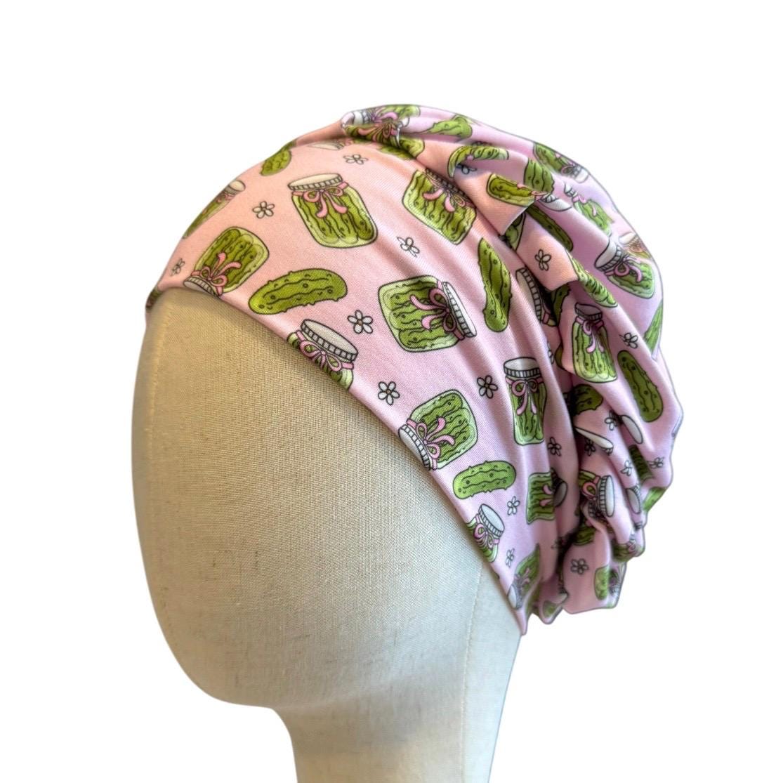 Pickles Bouffant Scrub Cap, Headband Style Scrub Cap, Funny Scrub Cap