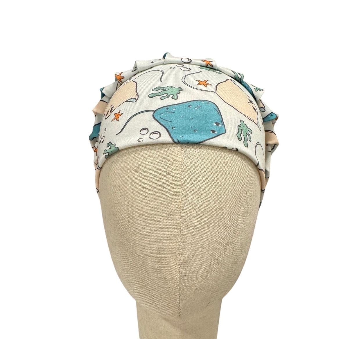 Stingray Bouffant Scrub Cap, Headband Style Surgical Hat