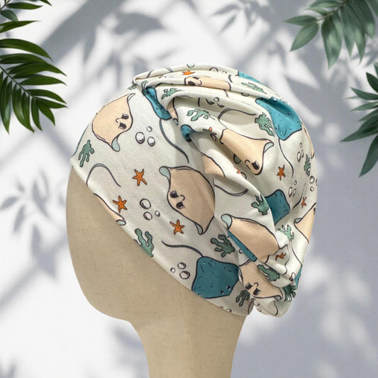 Stingray Bouffant Scrub Cap, Headband Style Surgical Hat