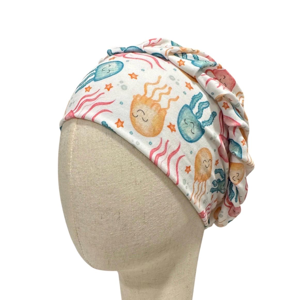 Jellyfish Bouffant Scrub Cap, Headband Style Surgical Hat