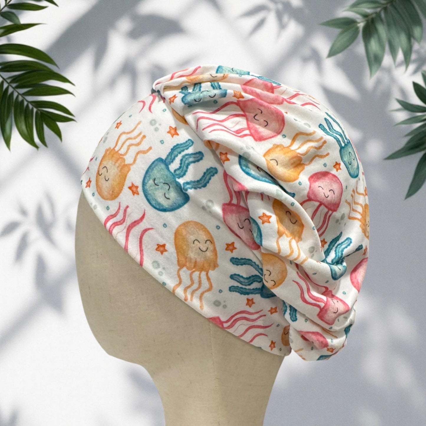Jellyfish Bouffant Scrub Cap, Headband Style Surgical Hat
