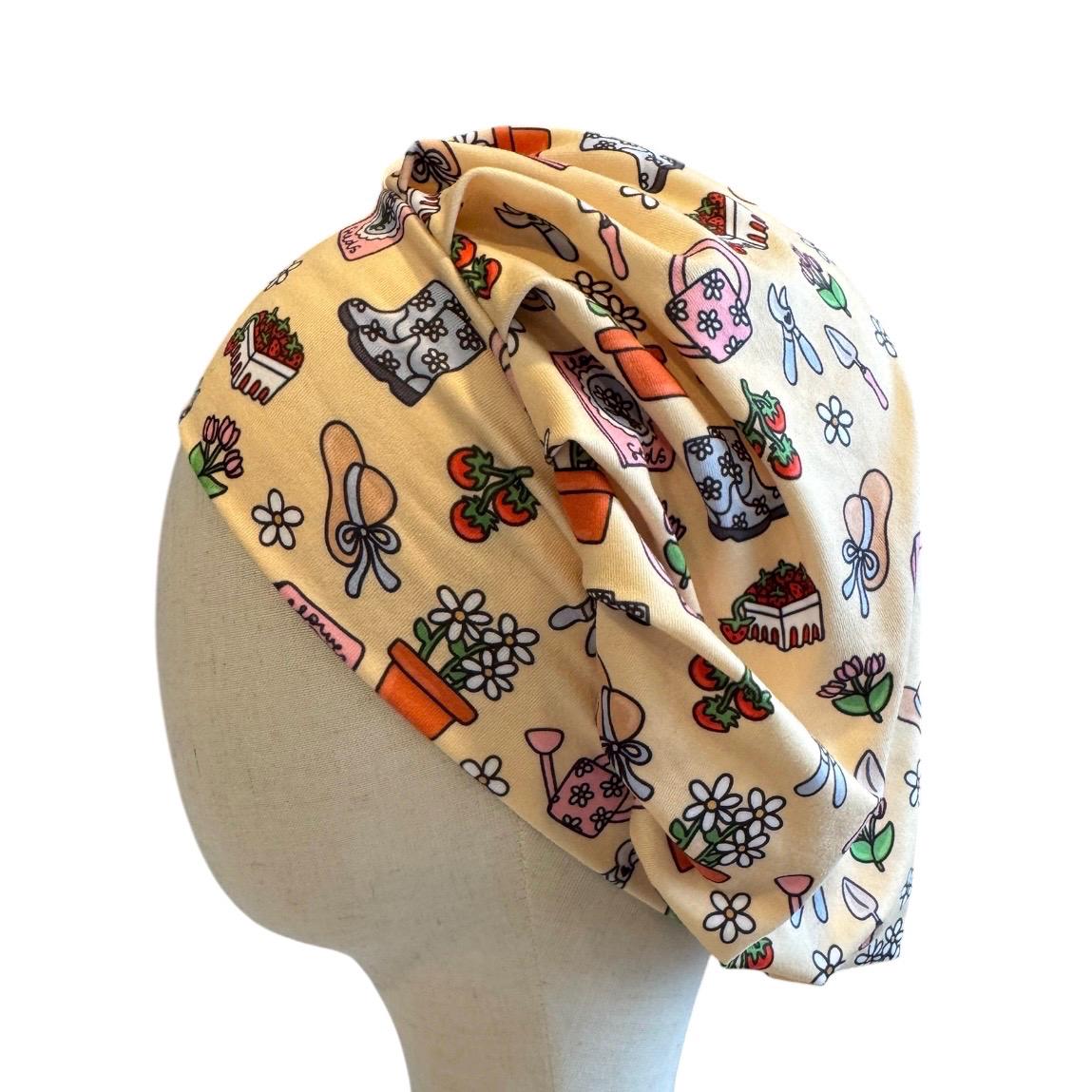 Gardening Bouffant Scrub Cap, Headband Style Scrub Cap