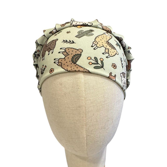 Llama Bouffant Scrub Cap – Cute Animal Surgical Cap