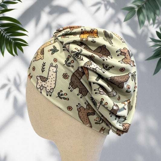 Llama Bouffant Scrub Cap – Cute Animal Surgical Cap