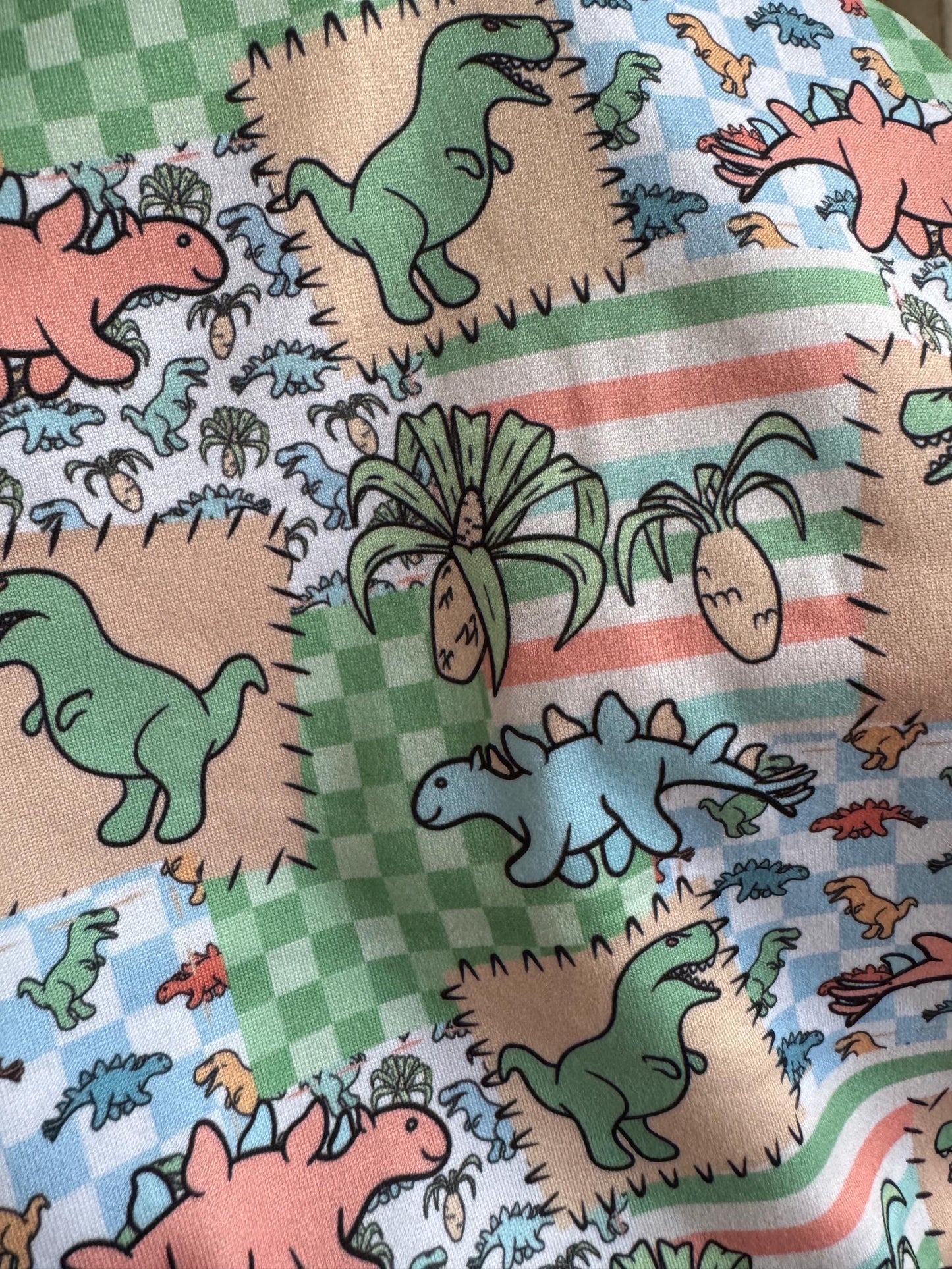 Dinosaur Bouffant Scrub Cap | Headband Style Pediatric Nurse Cap | Cute Dino Surgical Hat | Ponytail Medical Scrub Cap