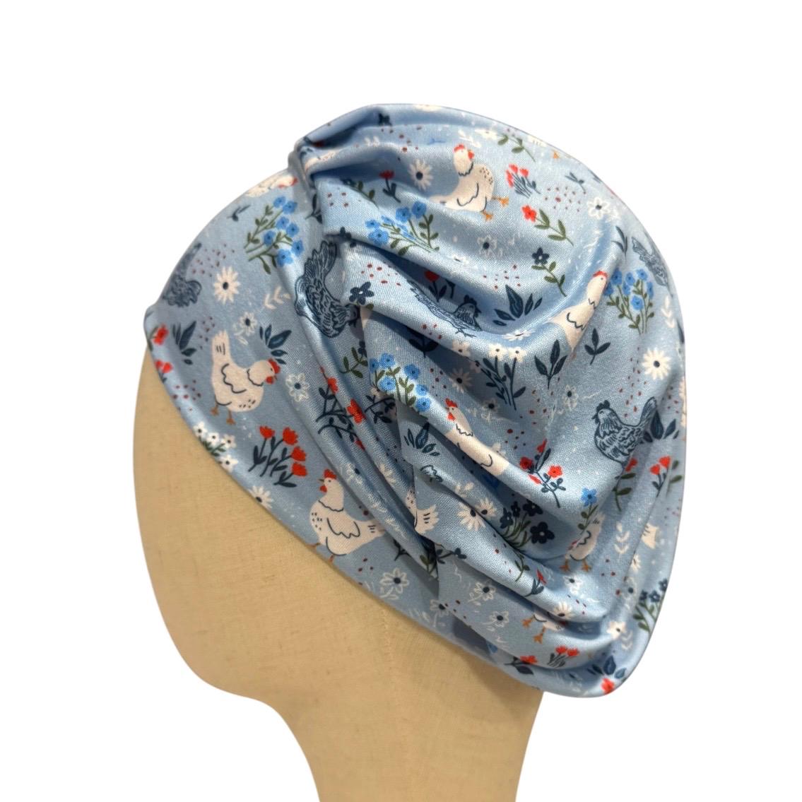 Chicken Bouffant Scrub Cap | Farmhouse Surgical Cap | Country Cottage OR Hat