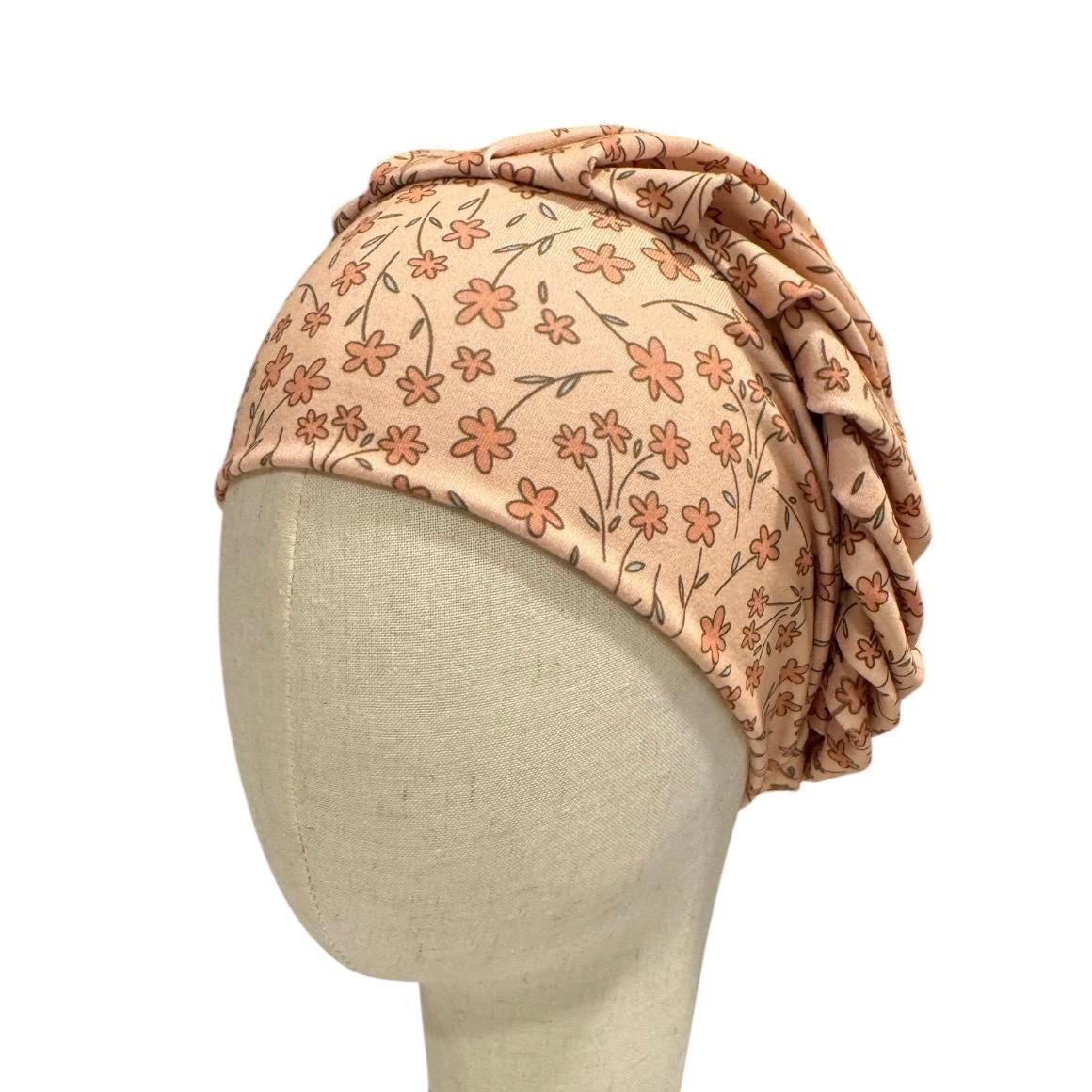 Floral Bouffant Scrub Cap, Wildflower Surgical Hat, Cottagecore Scrub Cap, Women’s Nurse Hat