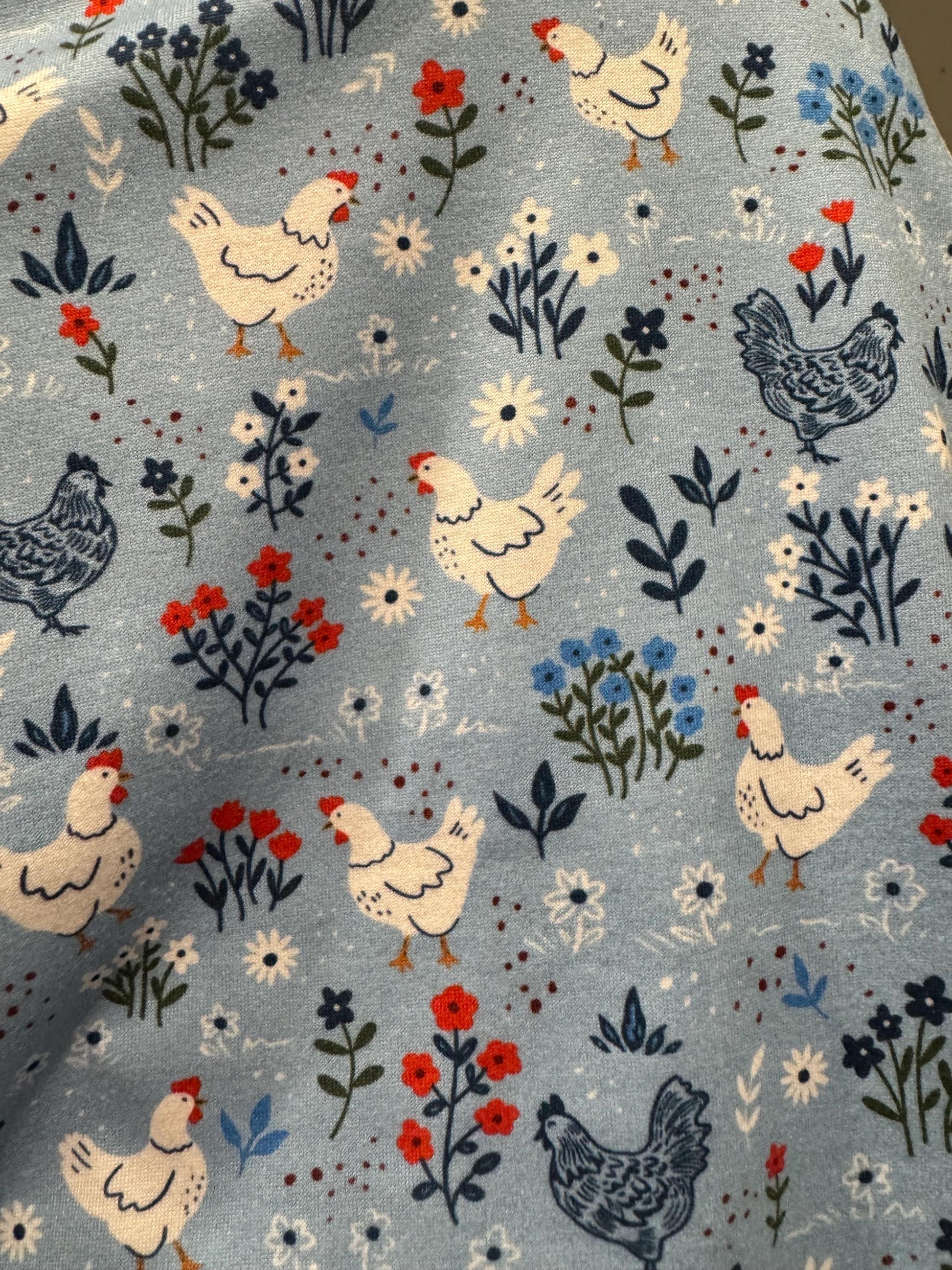 Chicken Bouffant Scrub Cap | Farmhouse Surgical Cap | Country Cottage OR Hat