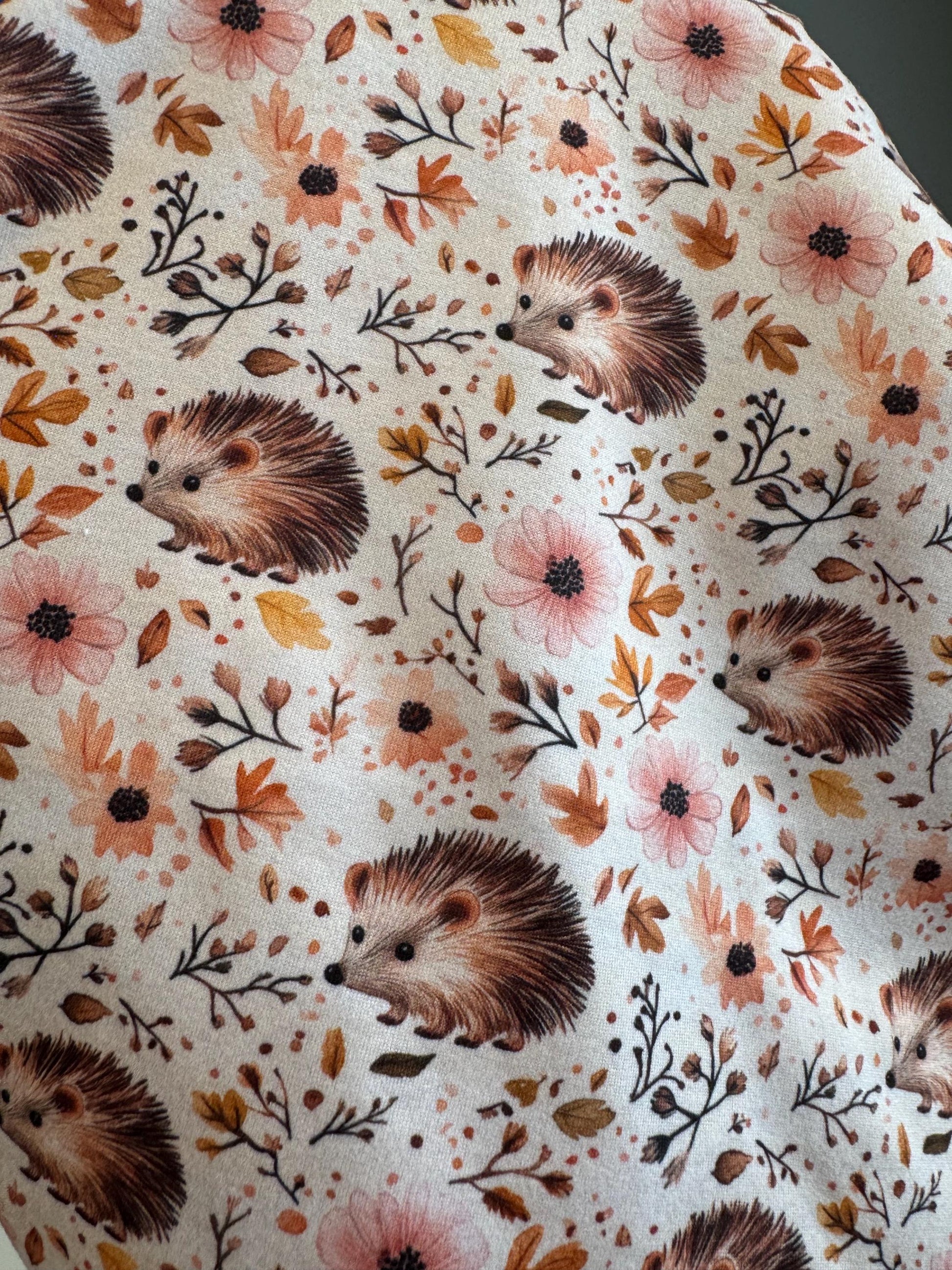 Hedgehog Bouffant Scrub Cap, Headband Style OR Cap