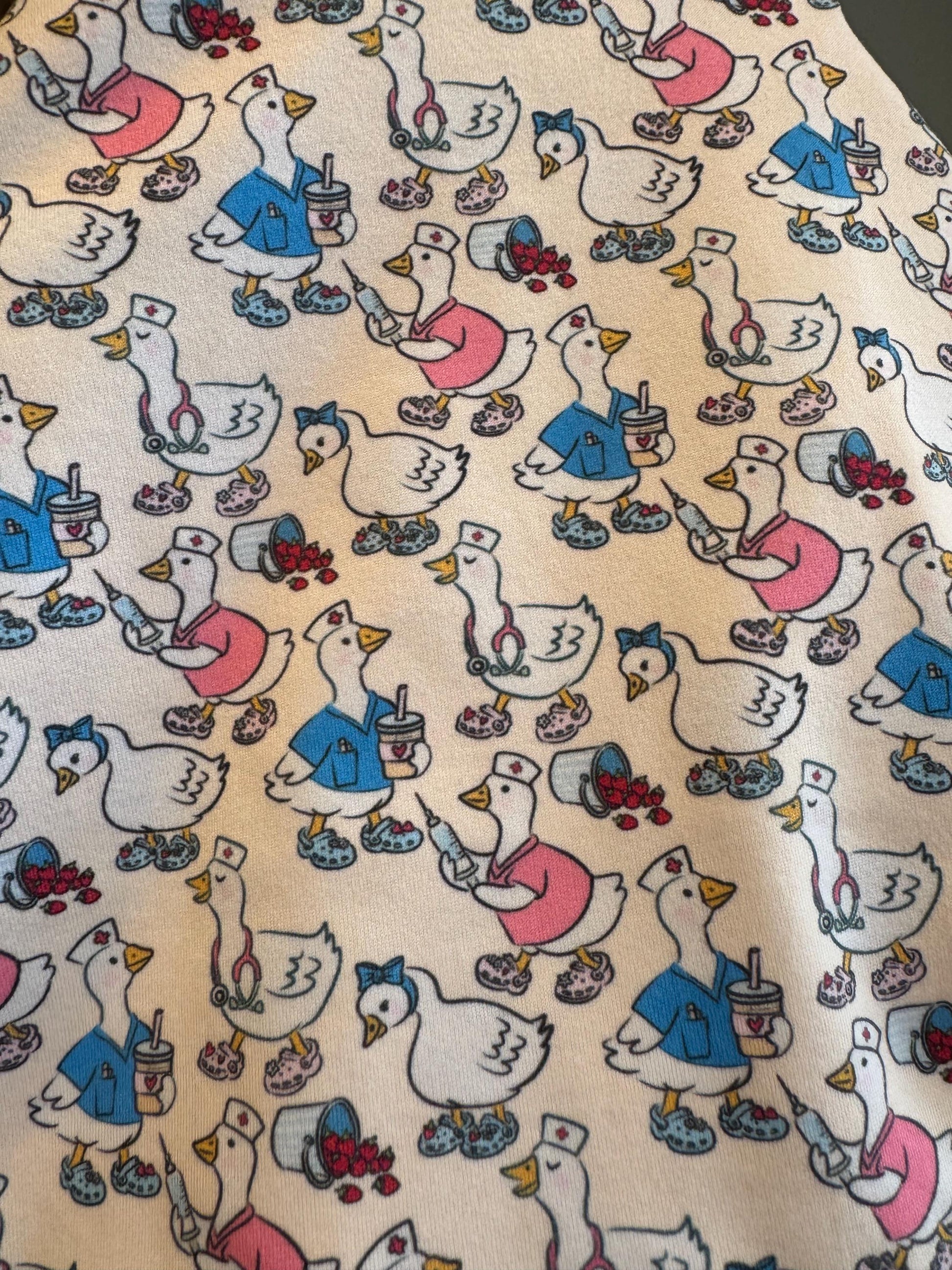 Goose Nurse Bouffant Scrub Cap, Headband Style Surgical Hat, OR