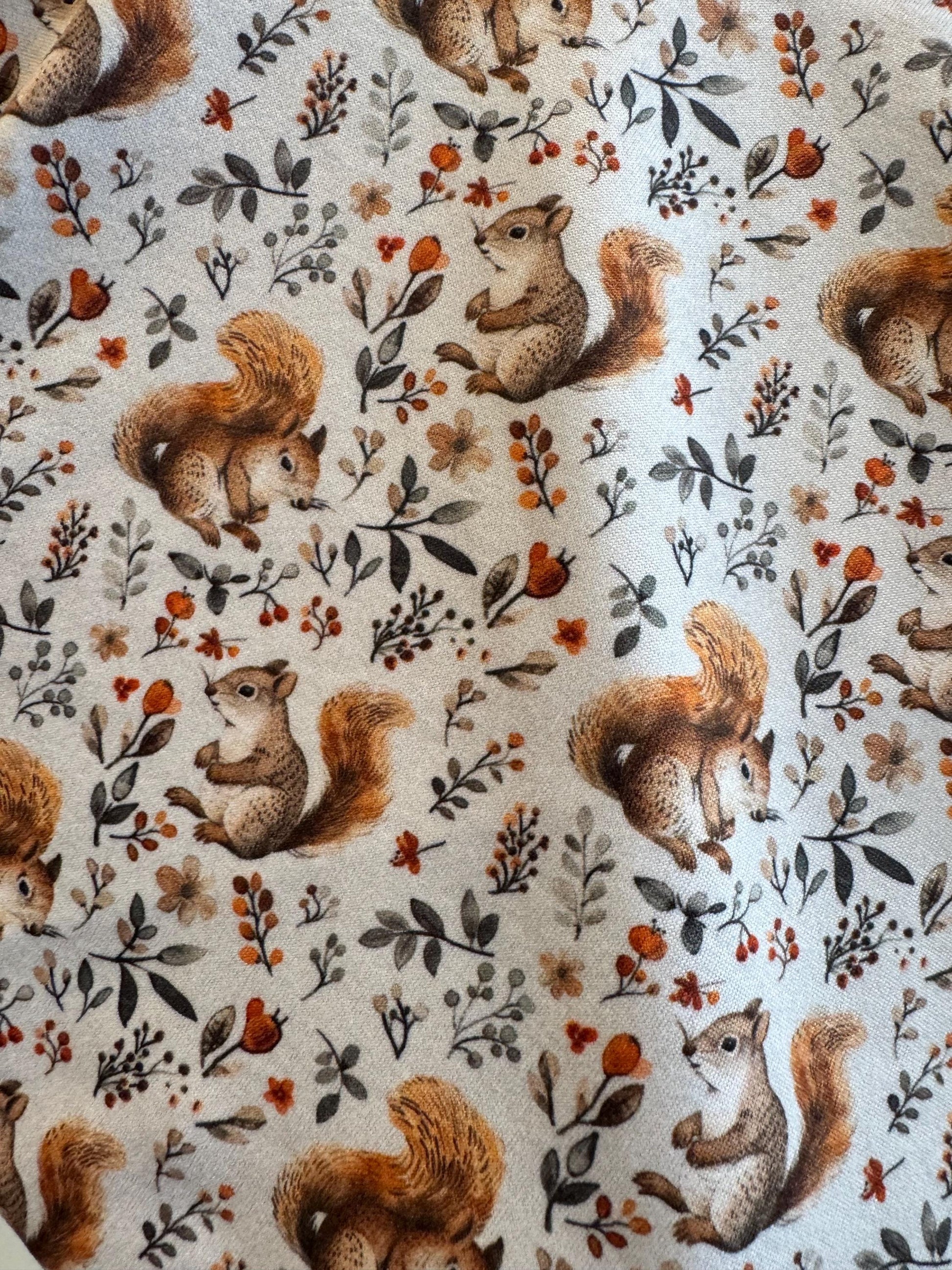 Squirrel Bouffant Scrub Cap, Headband Style Surgical Hat, OR