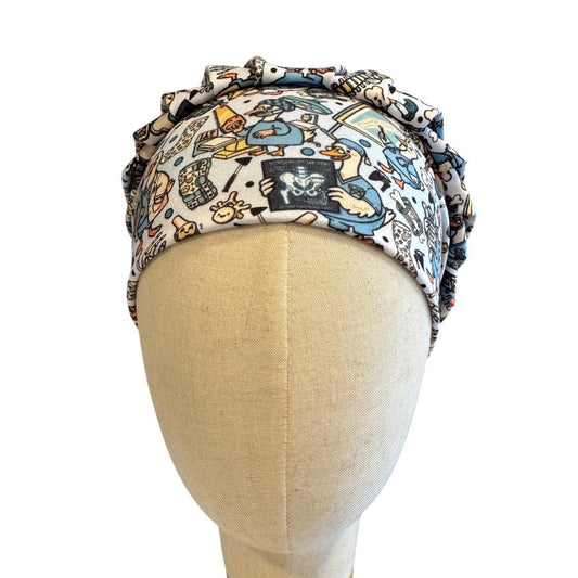 Trauma Scrub Cap | Radiology Duck Bouffant Scrub Cap | Orthopedic Surgical Hat | X-Ray Nurse Cap | OR Scrub Cap
