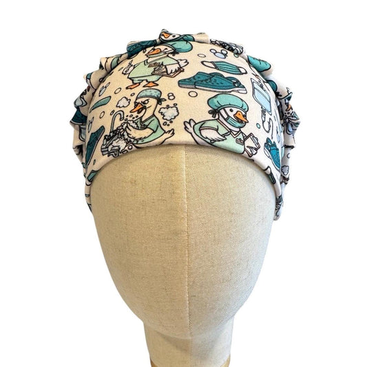 Operating Room Scrub Cap | OR Nurse Bouffant Scrub Cap | Surgical Duck Scrub Hat | Surgery Nurse Cap
