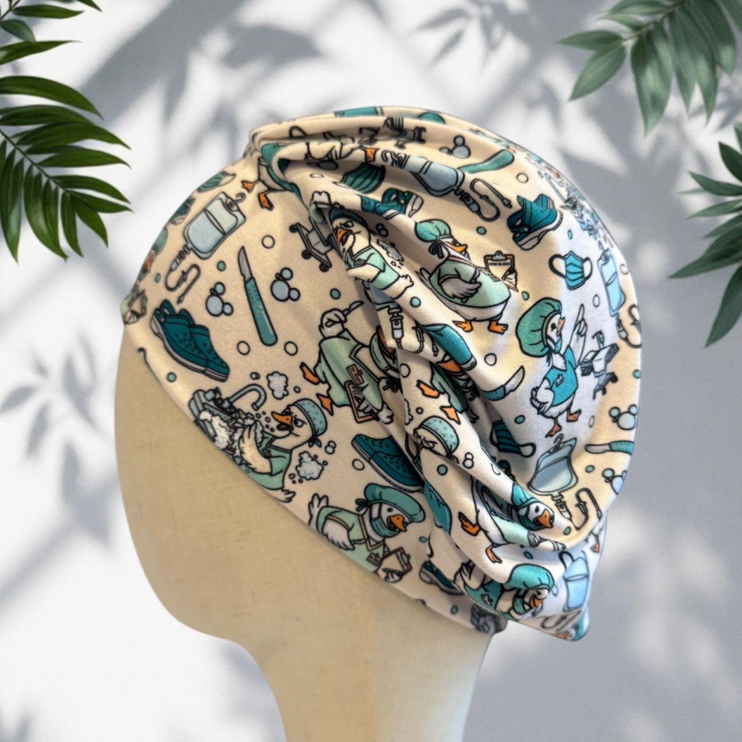 Operating Room Scrub Cap | OR Nurse Bouffant Scrub Cap | Surgical Duck Scrub Hat | Surgery Nurse Cap