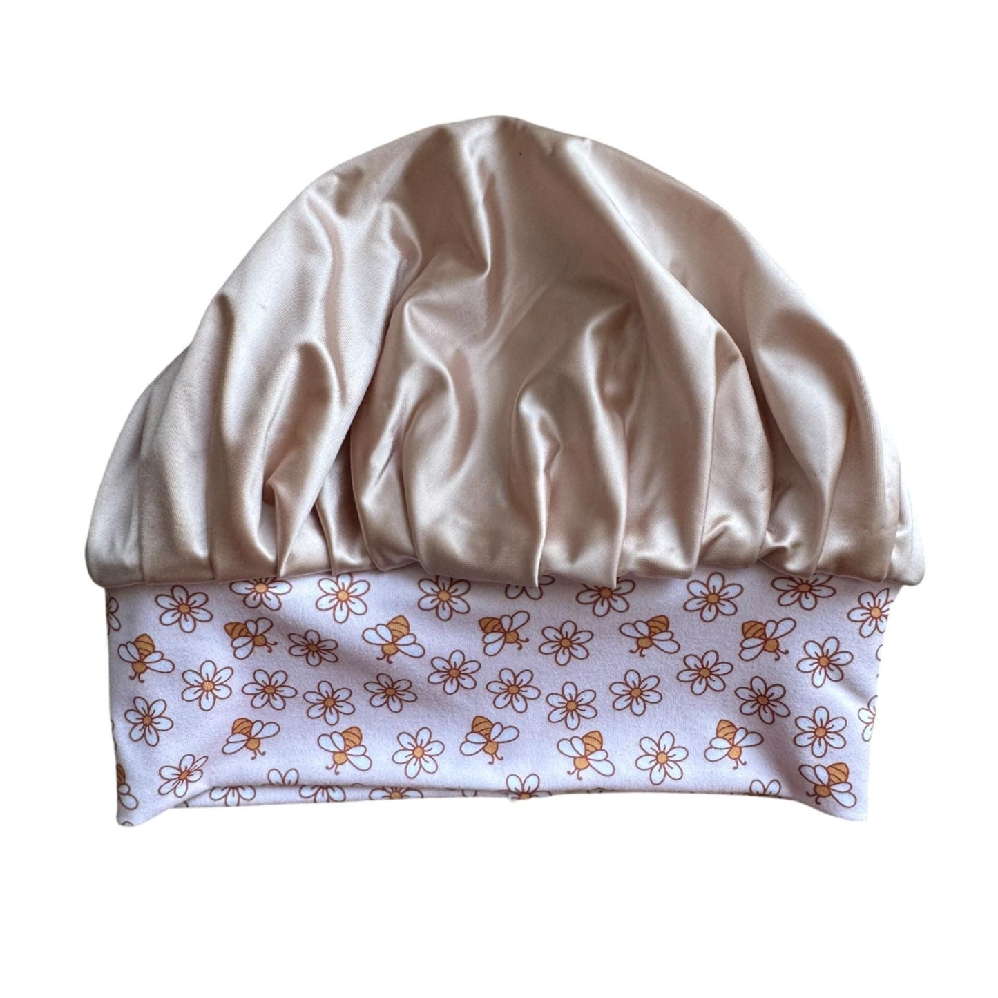 Dentist Black Bouffant Scrub Cap, Dental Hygienist Hat