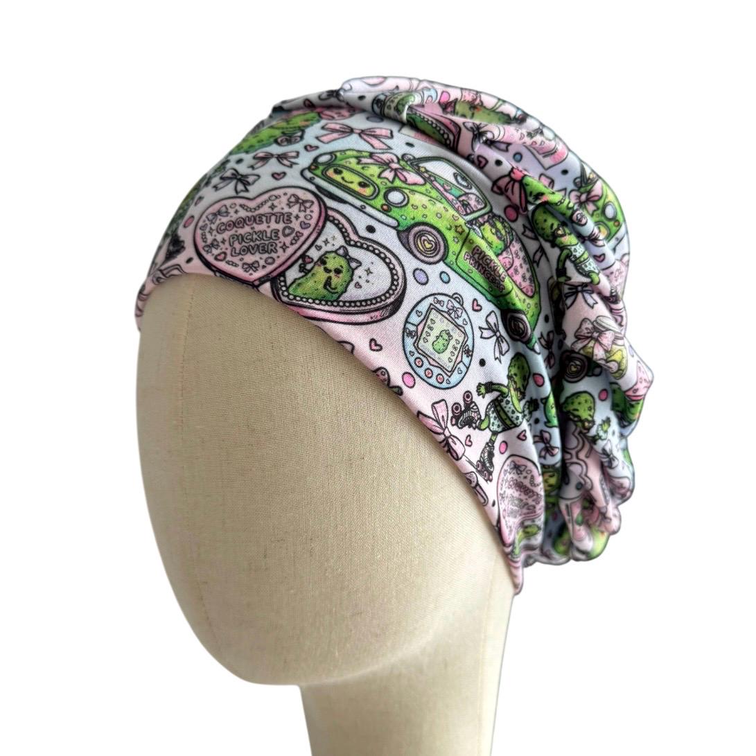 Pickle Love Bouffant Scrub Cap, Pickle Lover Surgical Hat, OR Hat