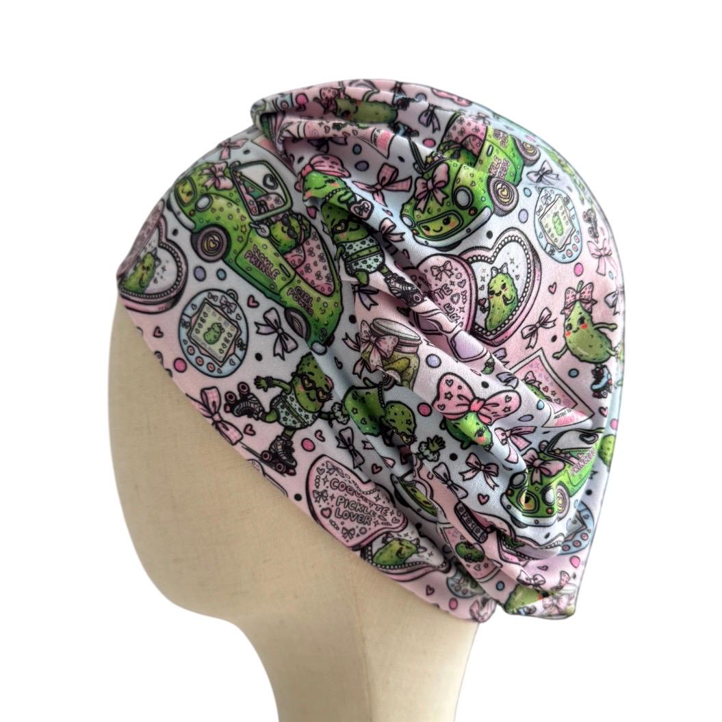Pickle Love Bouffant Scrub Cap, Pickle Lover Surgical Hat, OR Hat