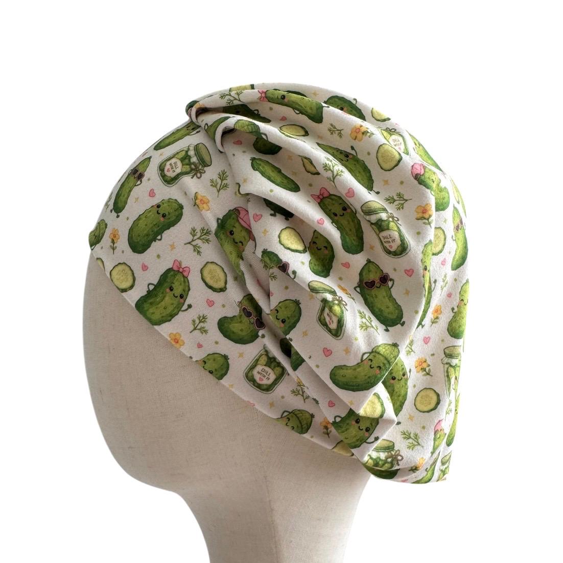 Pickle Jar Bouffant Scrub Cap, Headband Style Scrub Cap, OR, Surgical Hat