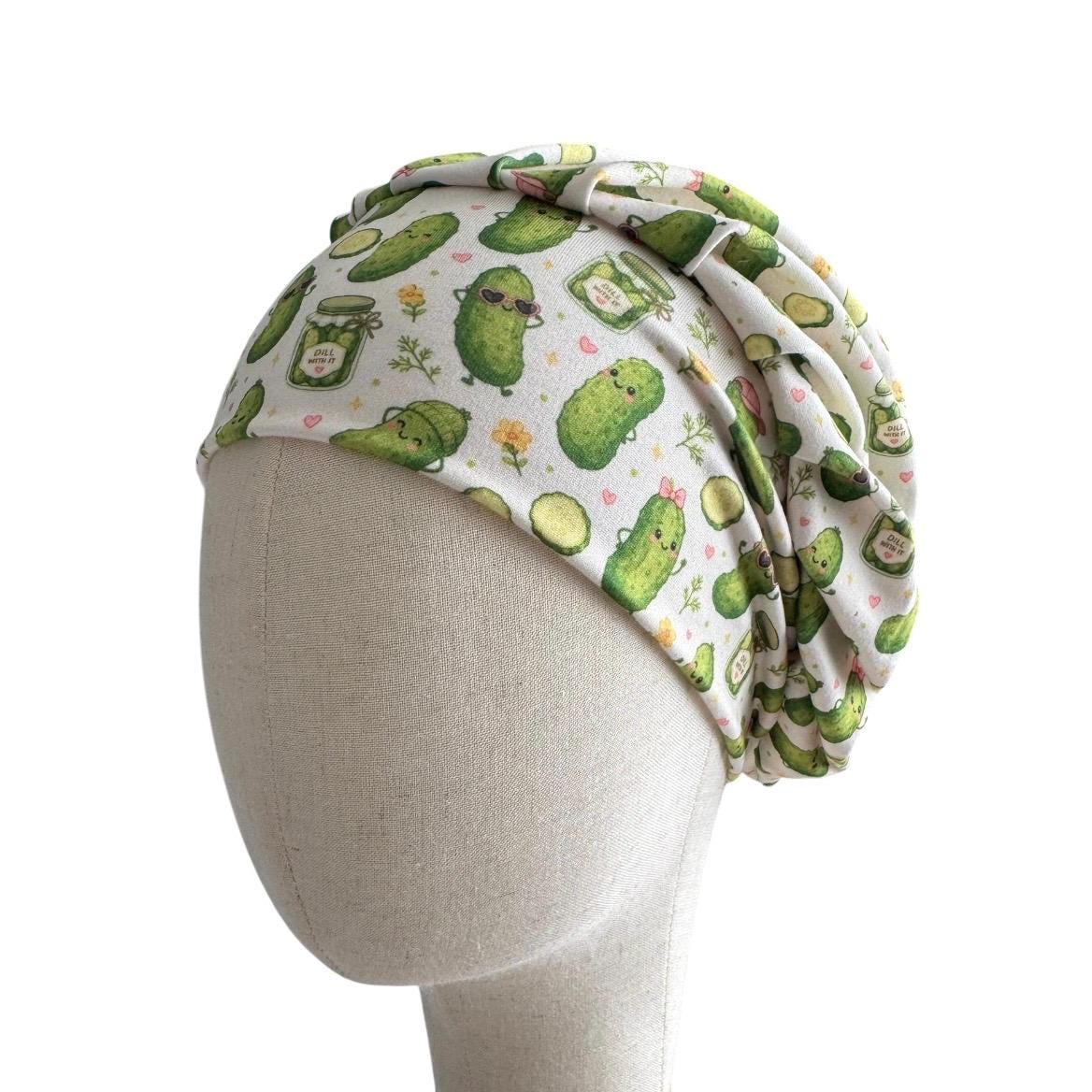 Pickle Jar Bouffant Scrub Cap, Headband Style Scrub Cap, OR, Surgical Hat