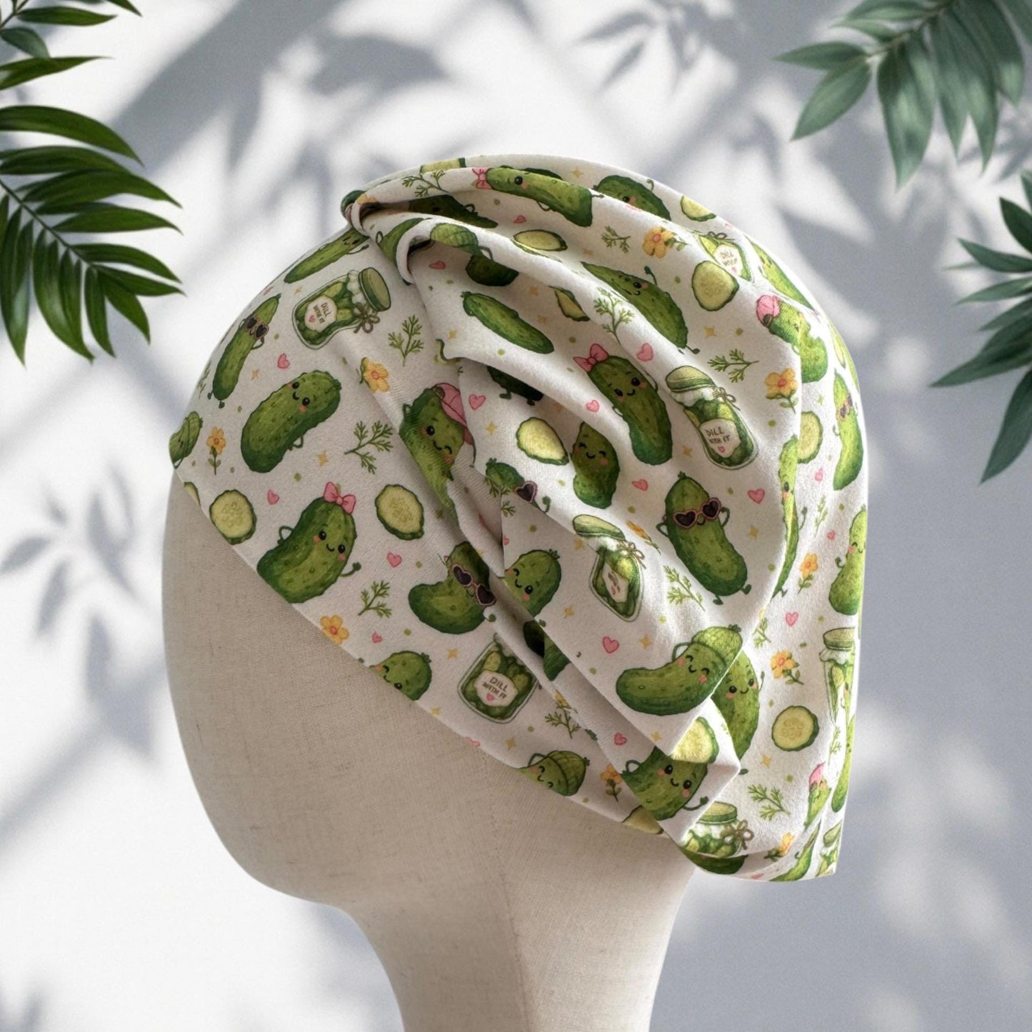 Pickle Jar Bouffant Scrub Cap, Headband Style Scrub Cap, OR, Surgical Hat
