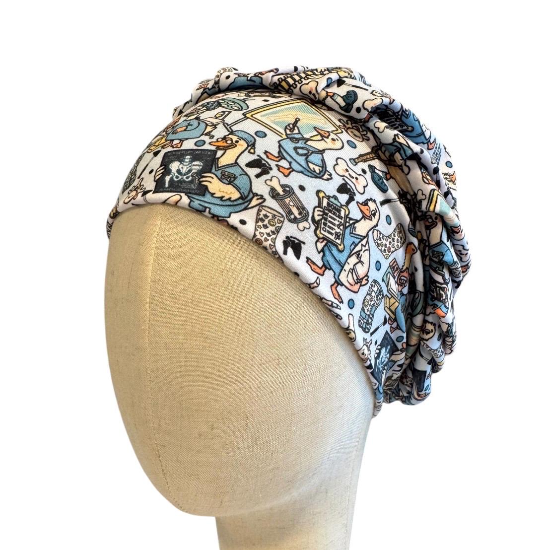 Trauma Scrub Cap | Radiology Duck Bouffant Scrub Cap | Orthopedic Surgical Hat | X-Ray Nurse Cap | OR Scrub Cap