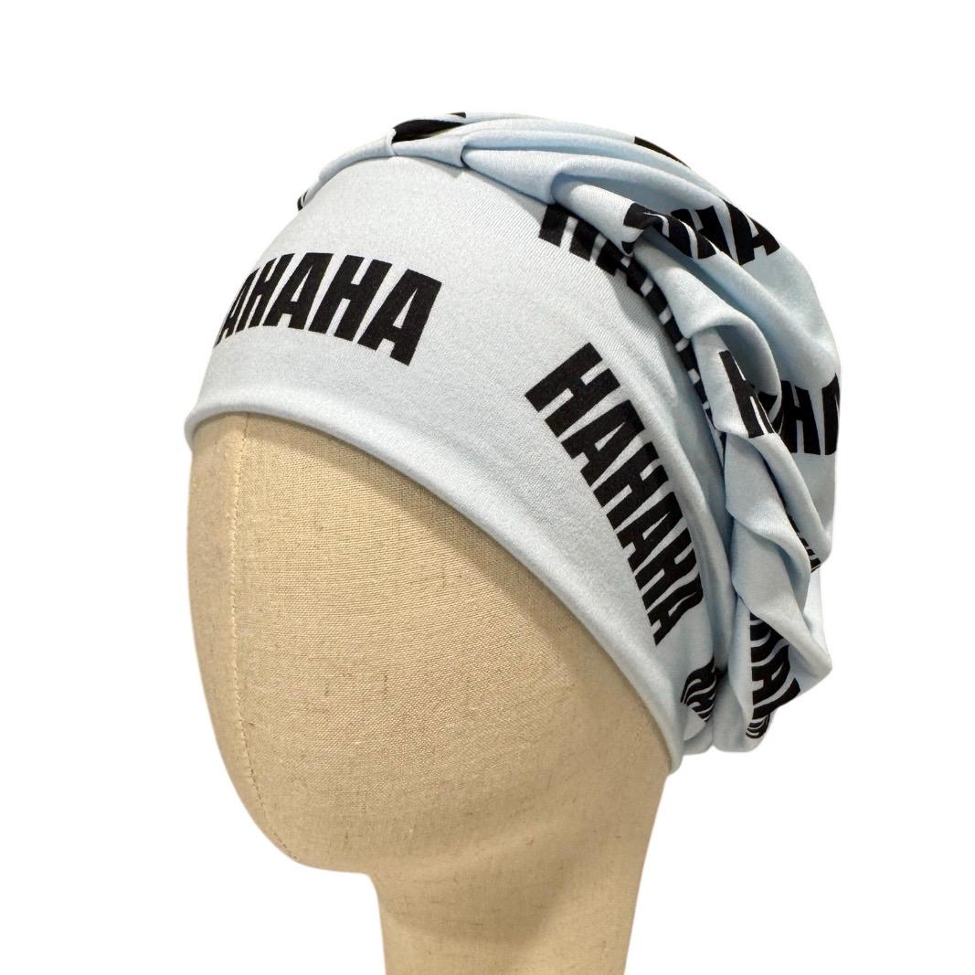 HAHAHA Bouffant Scrub Cap, Funny Print Surgical Hat, Nurse Scrub Cap, Medical Hair Cover