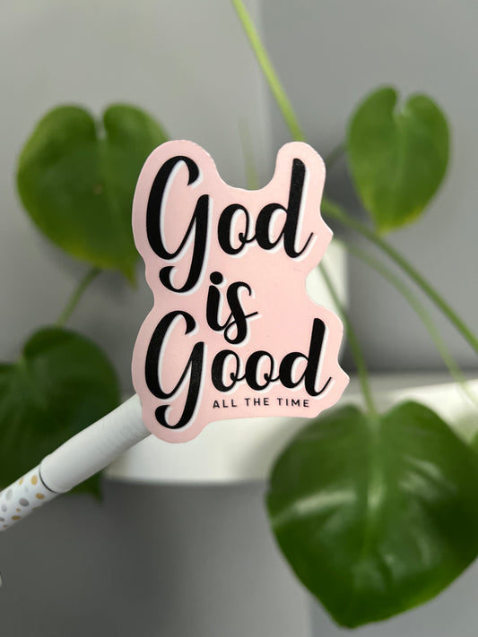 God is Good Sticker, Christian Sticker