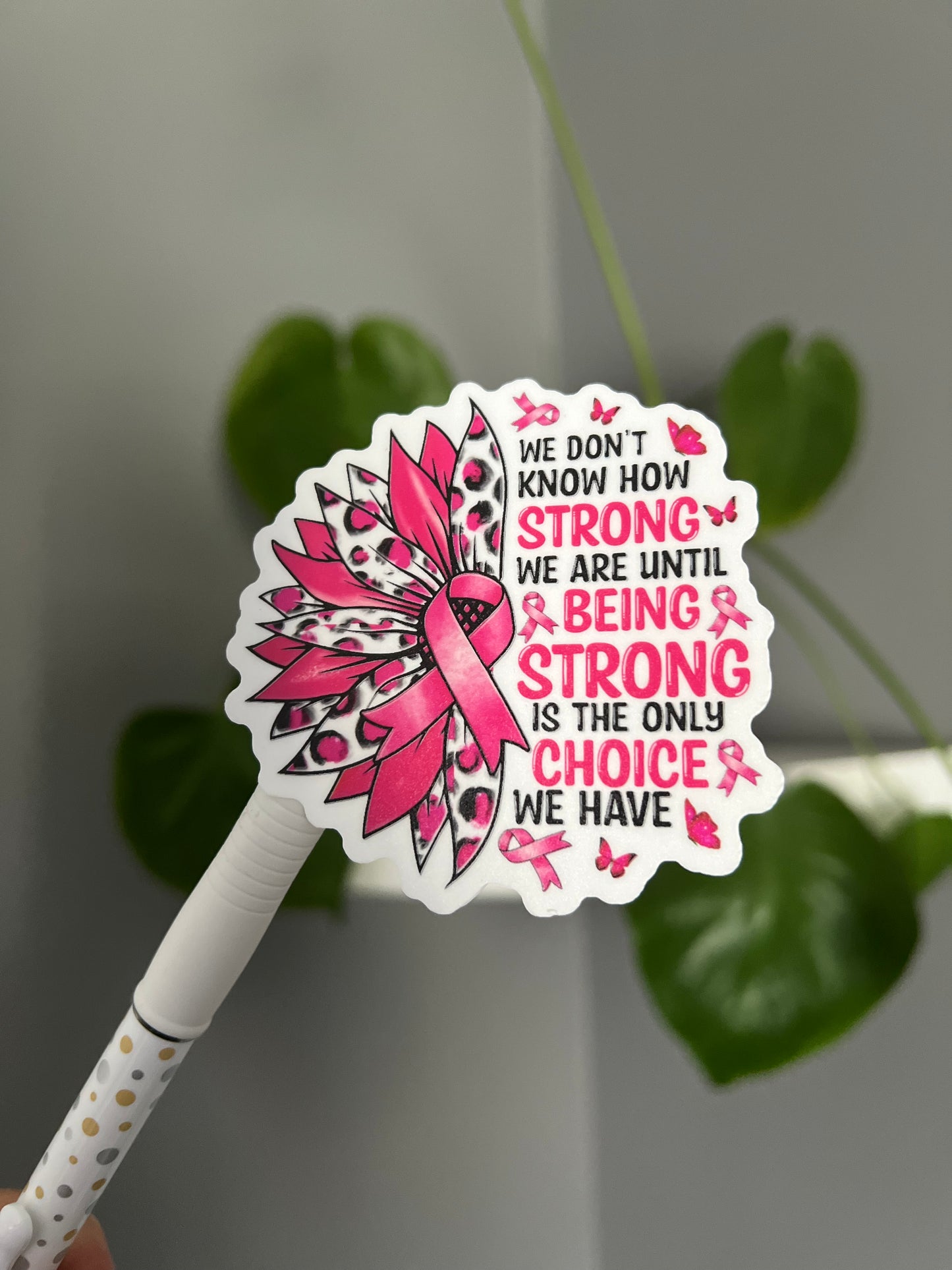 Pink Ribbon Sticker