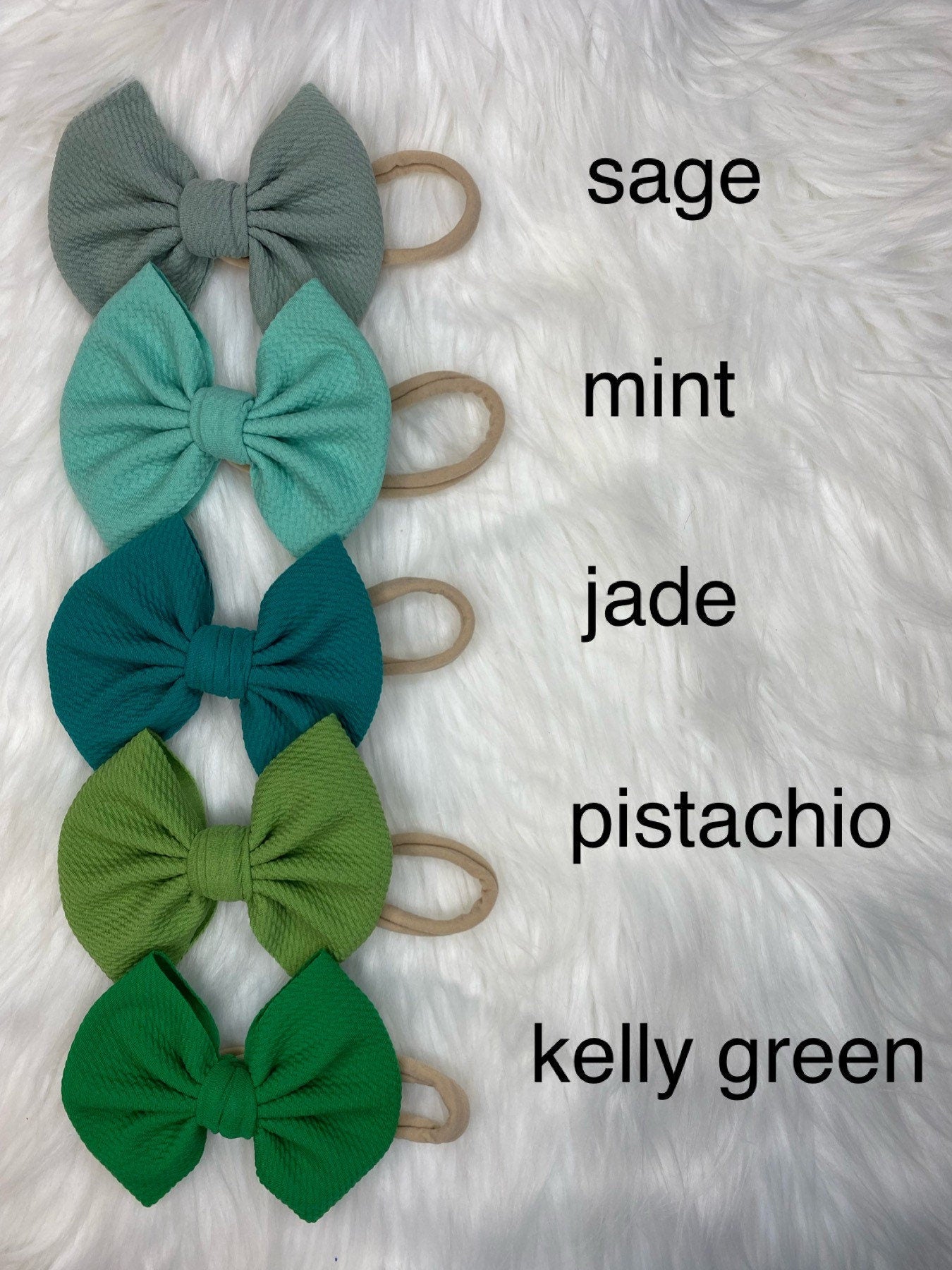 46 Solid Colors Baby Nylon Headband Bows, Newborn Bow Headband, Toddler Headband for Girl, Big Bow Headband Baby, Baby Bows on Nylon