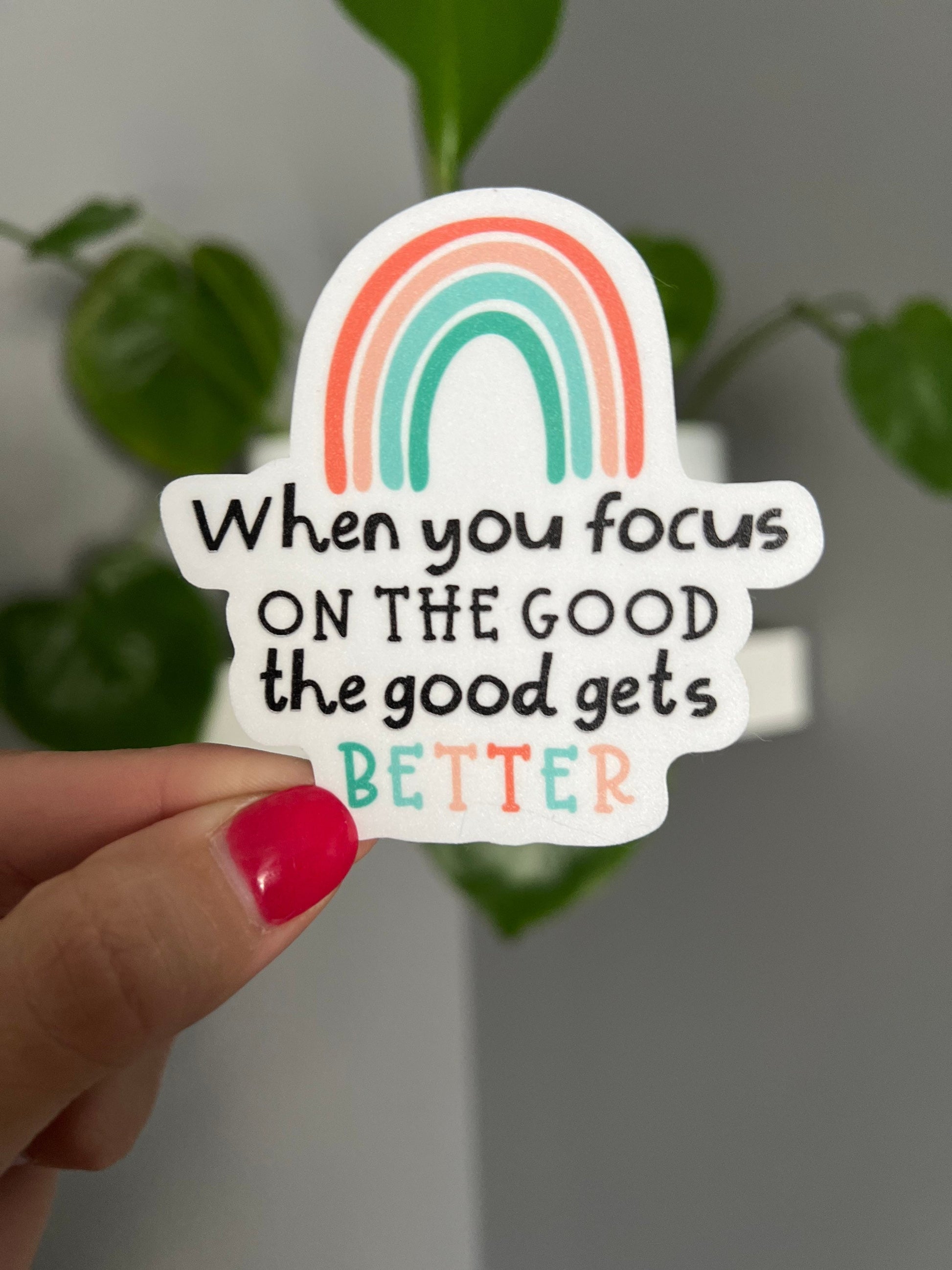 Motivation Sticker, Positive Sticker, Vinyl Sticker, Water Bottle Sticker