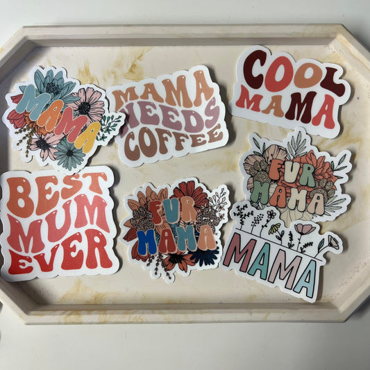 Mama Sticker, Motivation Sticker, Positive Sticker, Vinyl Sticker, Water Bottle Sticker