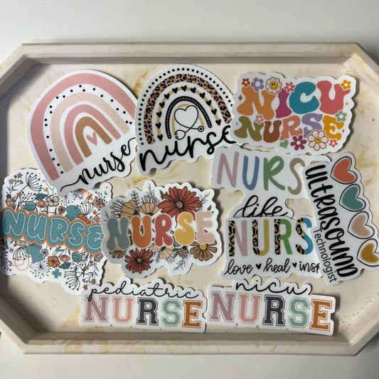 Critical Care Nurse Sticker, Positive Sticker, Motivation Sticker, Positive Sticker, Vinyl Sticker, Water Bottle Sticker, Laptop Sticker