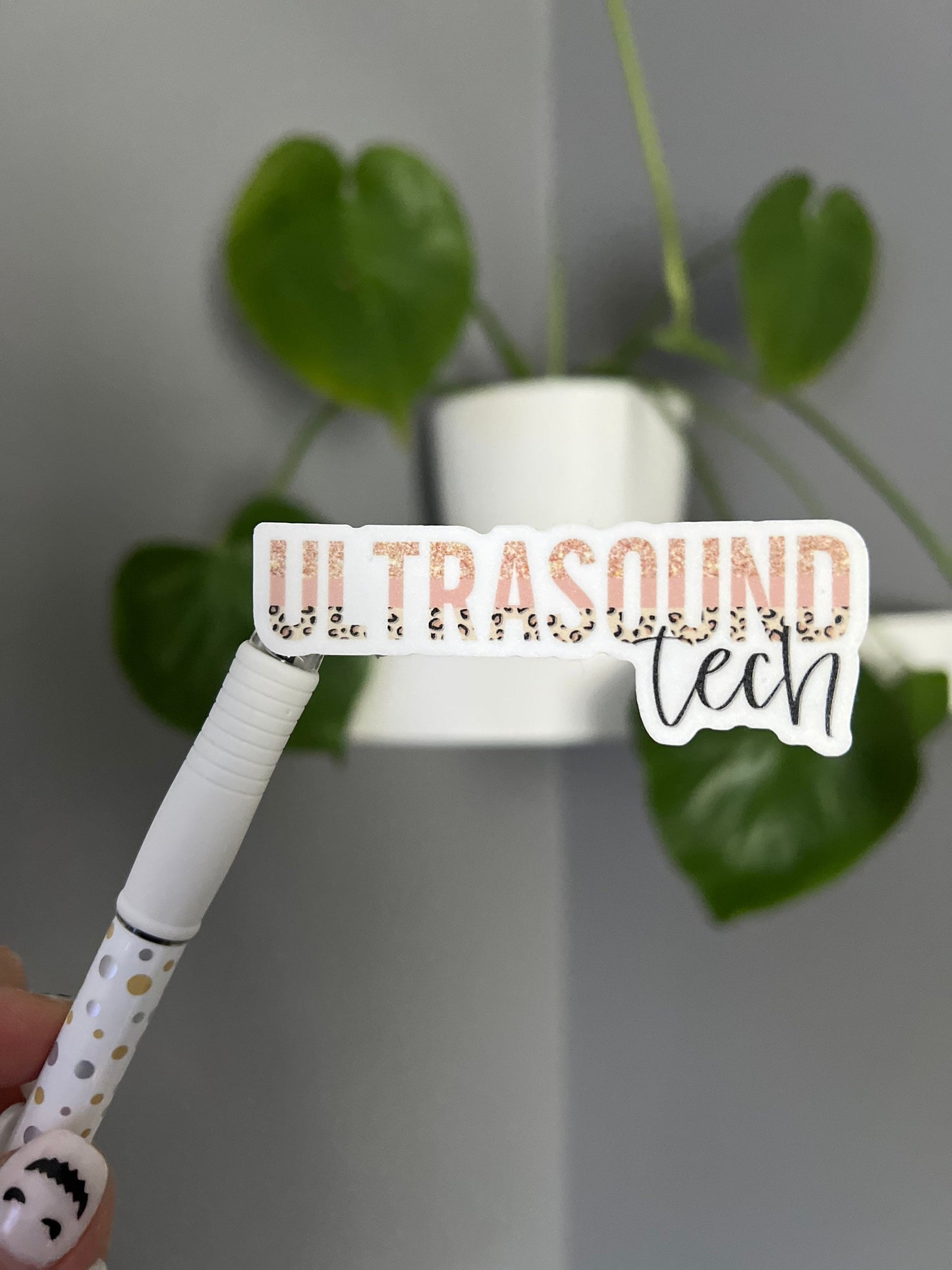 Ultrasound Tech Sticker, Positive Sticker, Motivation Sticker, Positive Sticker, Vinyl Sticker, Water Bottle Sticker, Laptop Sticker