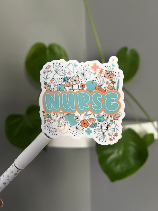 Nurse Sticker, Positive Sticker, Motivation Sticker, Positive Sticker, Vinyl Sticker, Water Bottle Sticker, Laptop Sticker