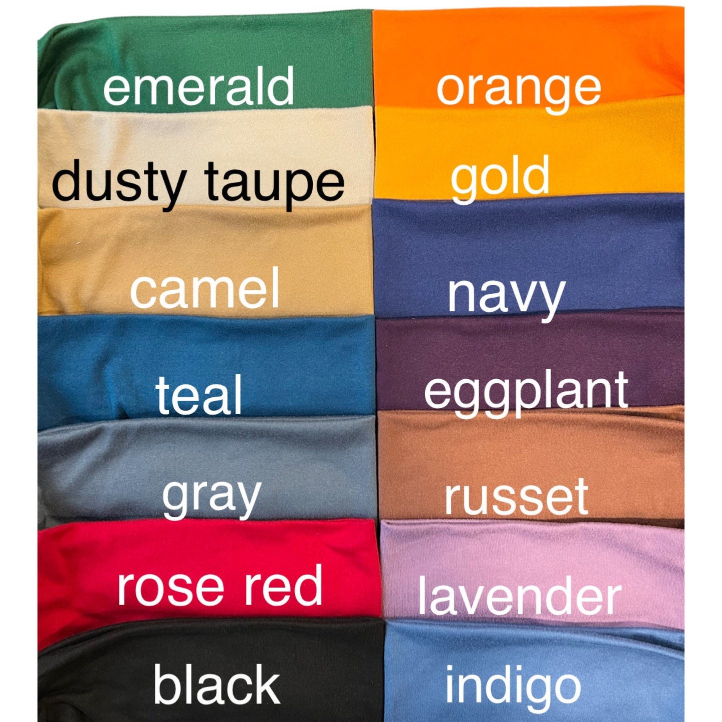 62 Solid Color Top Knot Headbands for Women, Boho Headbands for Women, Turban Headband, Yoga Headband, Neutral Headband, Boho Head Wrap